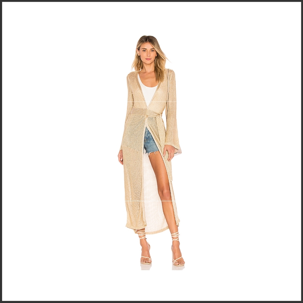 Tularosa x Revolve Wendy Robe in Gold